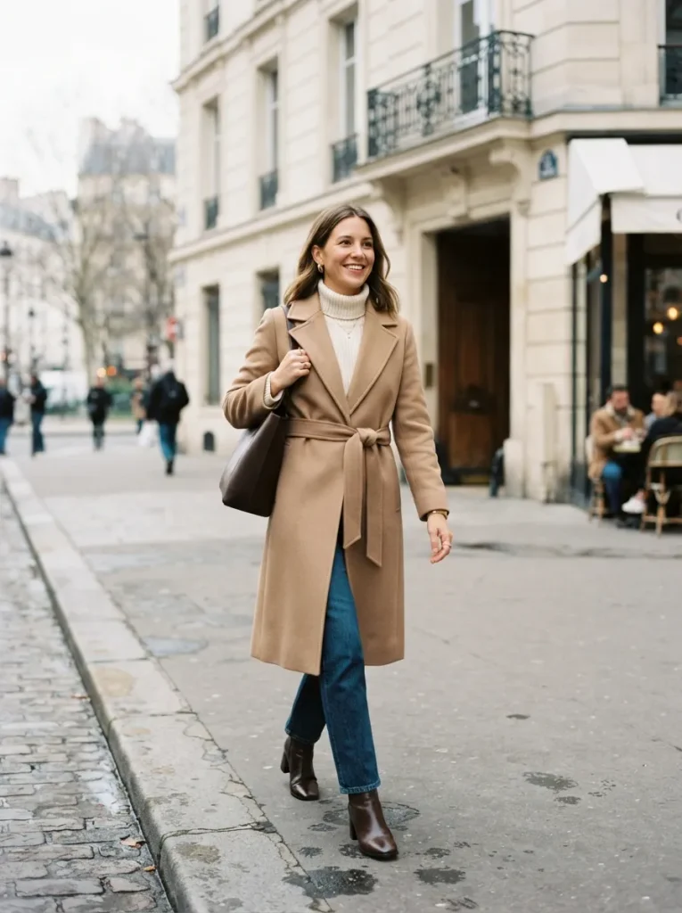 Camel Coat Layers